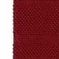 Tommy Hilfiger Men's Solid Stripe Knit Tie Red Size Regular
