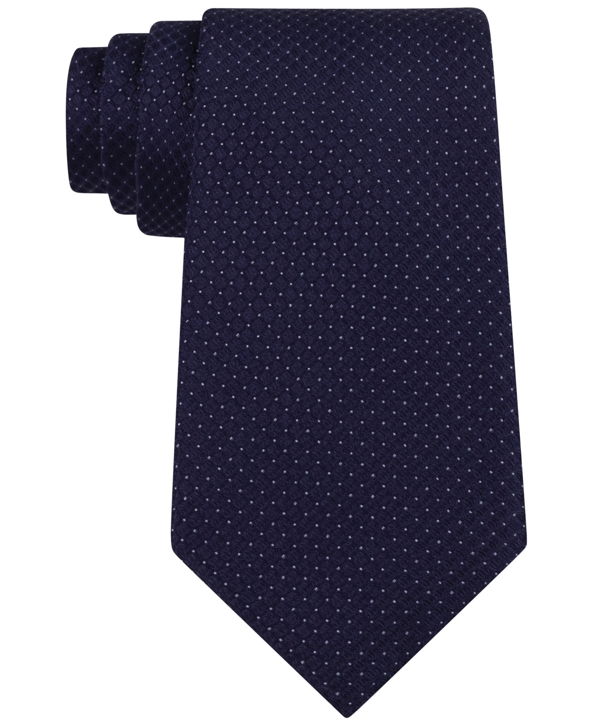 Calvin Klein Men's Micro Solid Tie Blue Size Regular