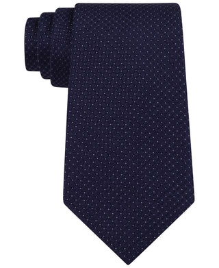 Calvin Klein Men's Micro Solid Tie Blue Size Regular