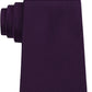 Calvin Klein Men's Spun Solid Slim Tie Purple Size Regular