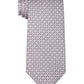Michael Kors Men's Classic Linked Squares Tie Red Size Regular