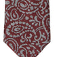 Michael Kors Men's Classic Paisley Tie Red Size Regular