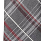 Michael Kors Men's Classic Railroad Plaid Tie Red Size Regular