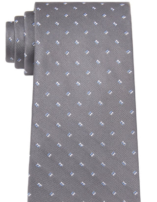 Michael Kors Men's Classic Pip Neat Tie Gray Size Regular