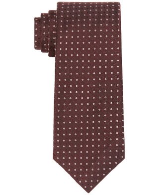 Calvin Klein Mens Classic Tie Dot Red One Size