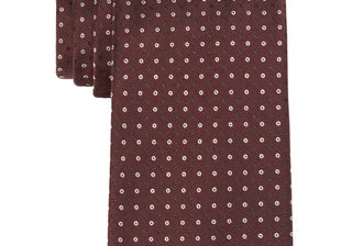 Calvin Klein Mens Classic Tie Dot Red One Size