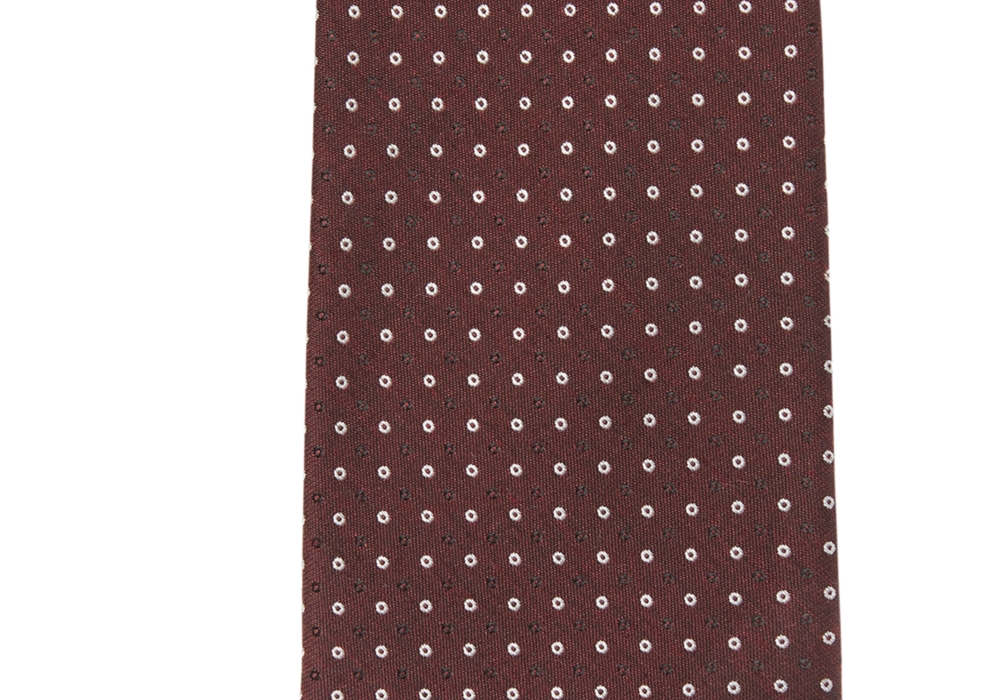 Calvin Klein Mens Classic Tie Dot Red One Size