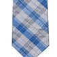 Calvin Klein Men's Modern Glen Plaid Tie Blue Size Regular