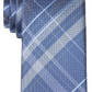 Calvin Klein Men's Pinpoint Grid Tie Blue One Size