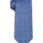 Calvin Klein Men's Saucer Slim Herringbone Geo Tie Blue Size Regular