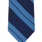 Ralph Lauren Men's Slim Double Stripe Tie Blue Size Regular