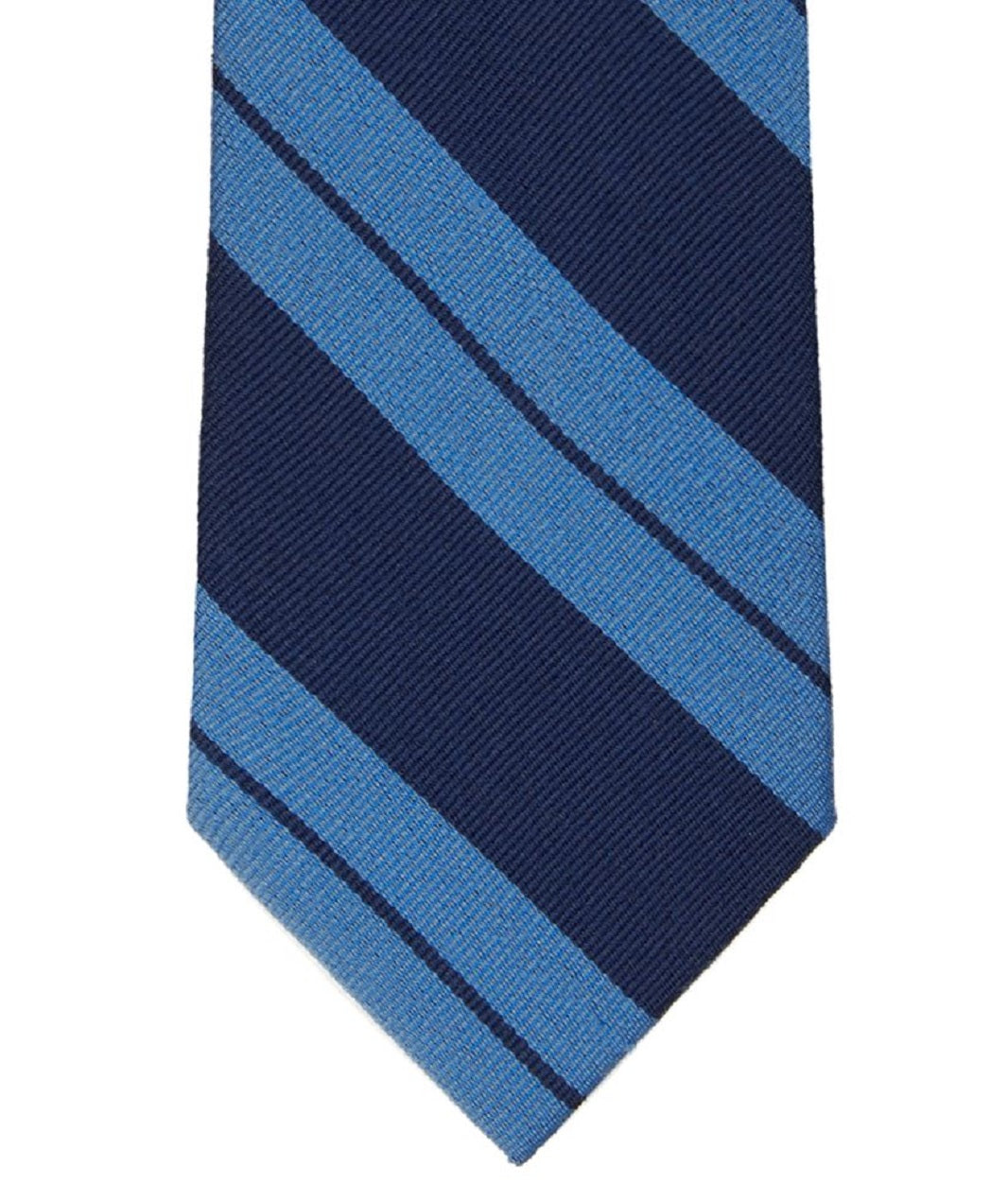 Ralph Lauren Men's Slim Double Stripe Tie Blue Size Regular