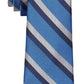 Tommy Hilfiger Men's Diagonally Striped Tie Blue Size Regular