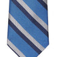 Tommy Hilfiger Men's Diagonally Striped Tie Blue Size Regular
