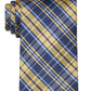 Tommy Hilfiger Men's Miami Check Tie Yellow Size Regular