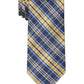 Tommy Hilfiger Men's Miami Check Tie Yellow Size Regular