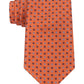 Tommy Hilfiger Men's Coreneat Ii Silk Print Neck Tie Orange Size Regular