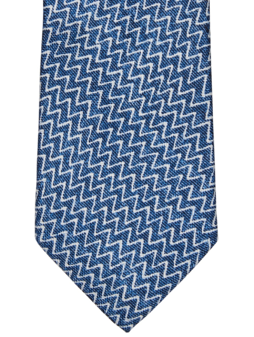 Michael Kors Men's Linear Print Tie Blue Size Regular