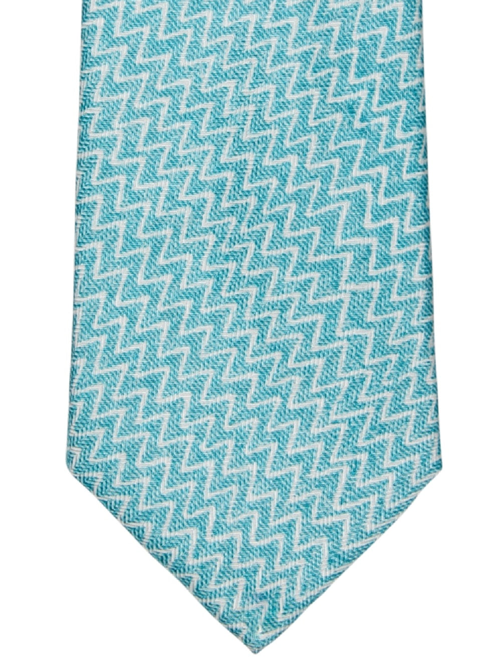 Michael Kors Men's Linear Print Tie Green Size Regular