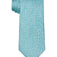 Michael Kors Men's Linear Print Tie Green Size Regular