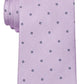 Michael Kors Men's Textured Circle Print Tie Purple Size Regular