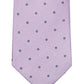 Michael Kors Men's Textured Circle Print Tie Purple Size Regular