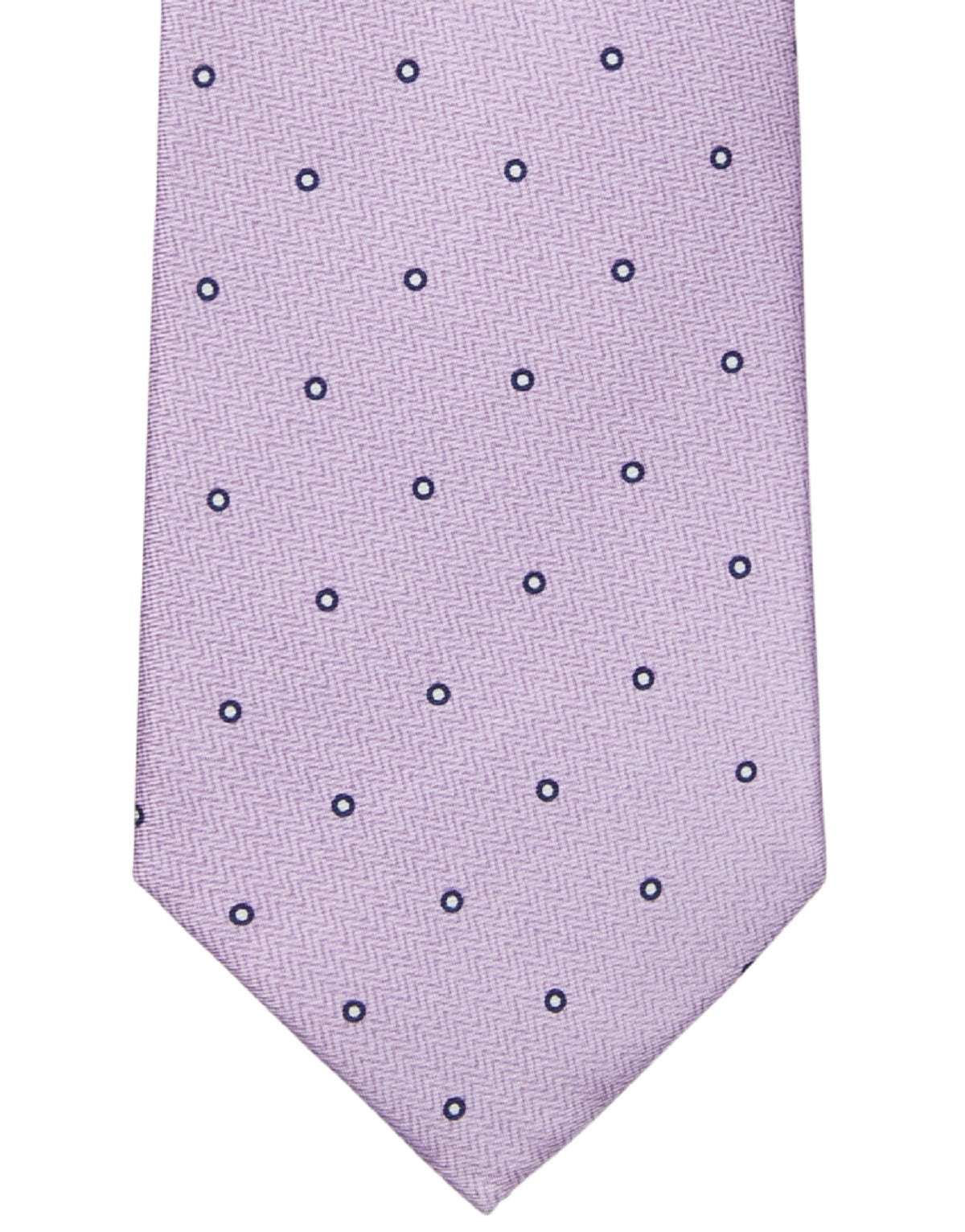 Michael Kors Men's Textured Circle Print Tie Purple Size Regular