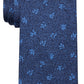 Micheal Kors Men's Textured Small Stem Print Tie Blue Size Regular