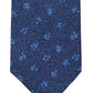 Micheal Kors Men's Textured Small Stem Print Tie Blue Size Regular