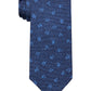 Micheal Kors Men's Textured Small Stem Print Tie Blue Size Regular