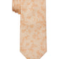 Michael Kors Men's Tonal Textured Botanical Print Tie Orange Size Regular