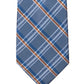 Michael Kors Men's Open Plaid Tie Orange Size Regular
