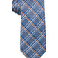 Michael Kors Men's Open Plaid Tie Orange Size Regular