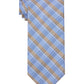 Michael Kors Men's Linear Plaid Accent Tie Brown Size Regular