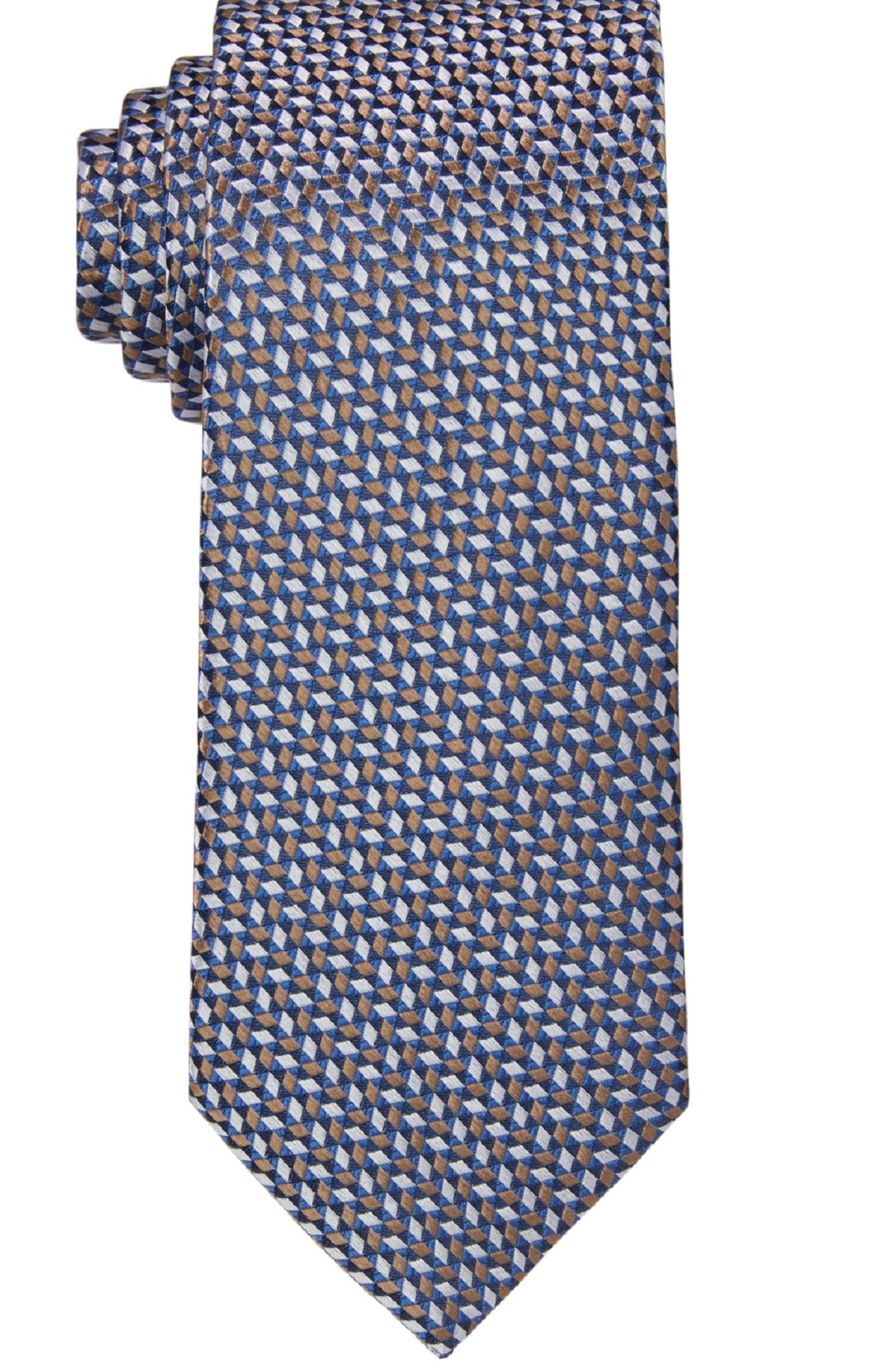 Michael Kors Men's Optical Tie Brown Size Regular