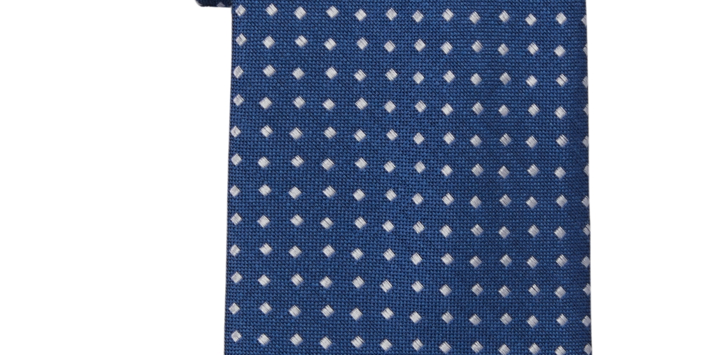 Michael Kors Men's Simple Square Tie Blue Size Regular