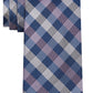 Michael Kors Men's Plaid Tie Purple Size Regular