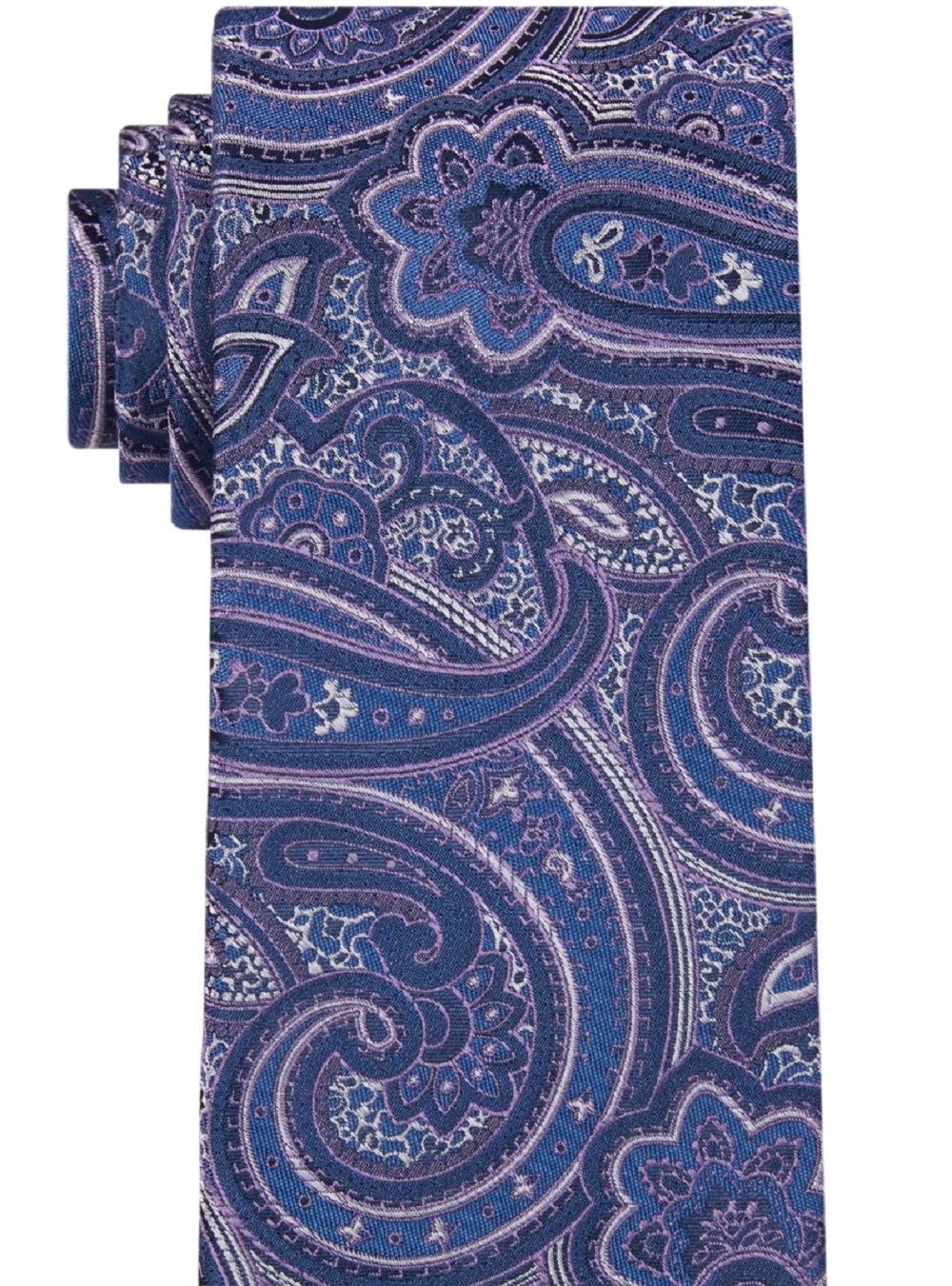 Michael Kors Men's Paisley Tie Purple Size Regular