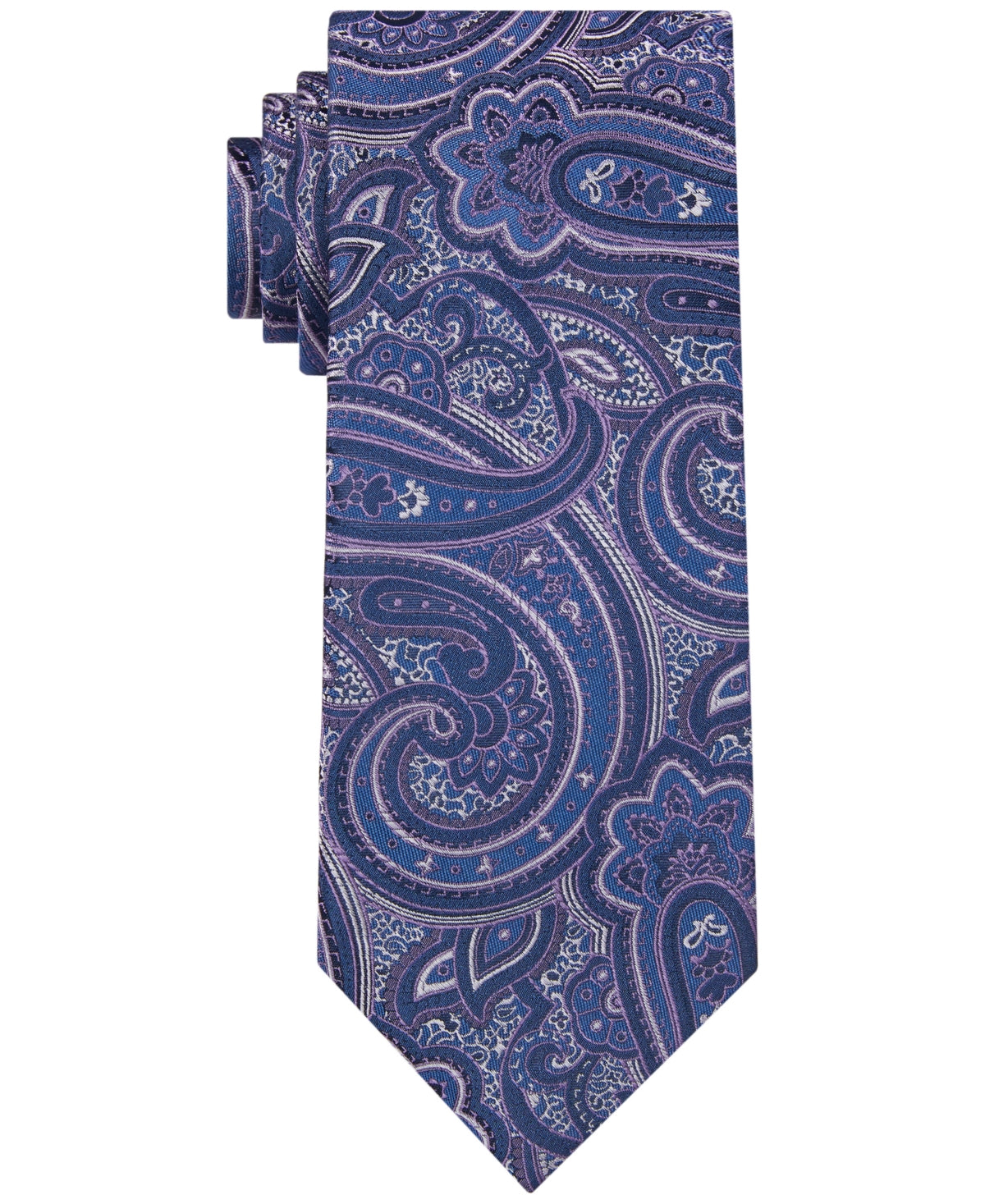 Michael Kors Men's Paisley Tie Purple Size Regular