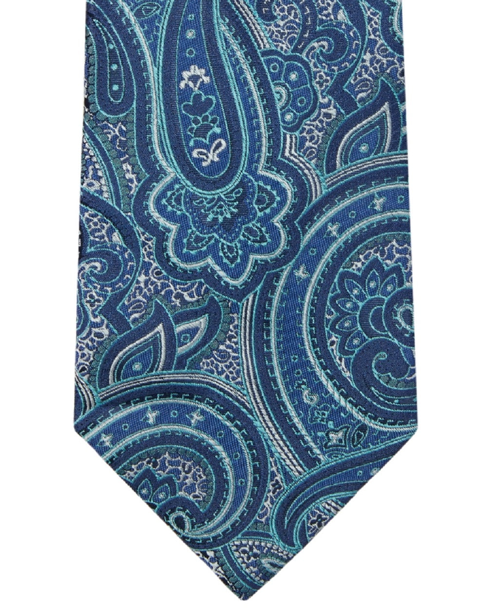 Michael Kors Men's Paisley Tie Green Size Regular
