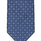 Calvin Klein Men's Diamond Grid Tie Blue Size Regular