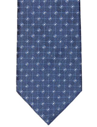 Calvin Klein Men's Diamond Grid Tie Blue Size Regular