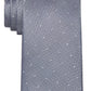 Calvin Klein Men's Fleck Herringbone Tie Gray Size Regular