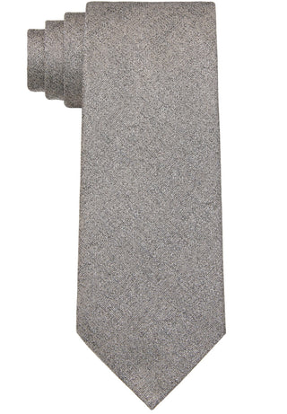 Calvin Klein Men's Heathered Solid Tie Beige Size Regular