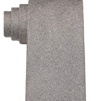 Calvin Klein Men's Heathered Solid Tie Beige Size Regular