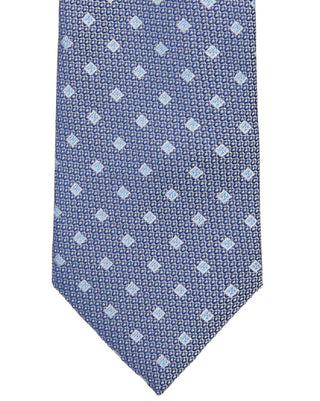Calvin Klein Men's Multi Texture Neat Tie Blue Size Regular