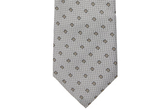 Calvin Klein Men's Multi Texture Neat Tie Beige Size Regular