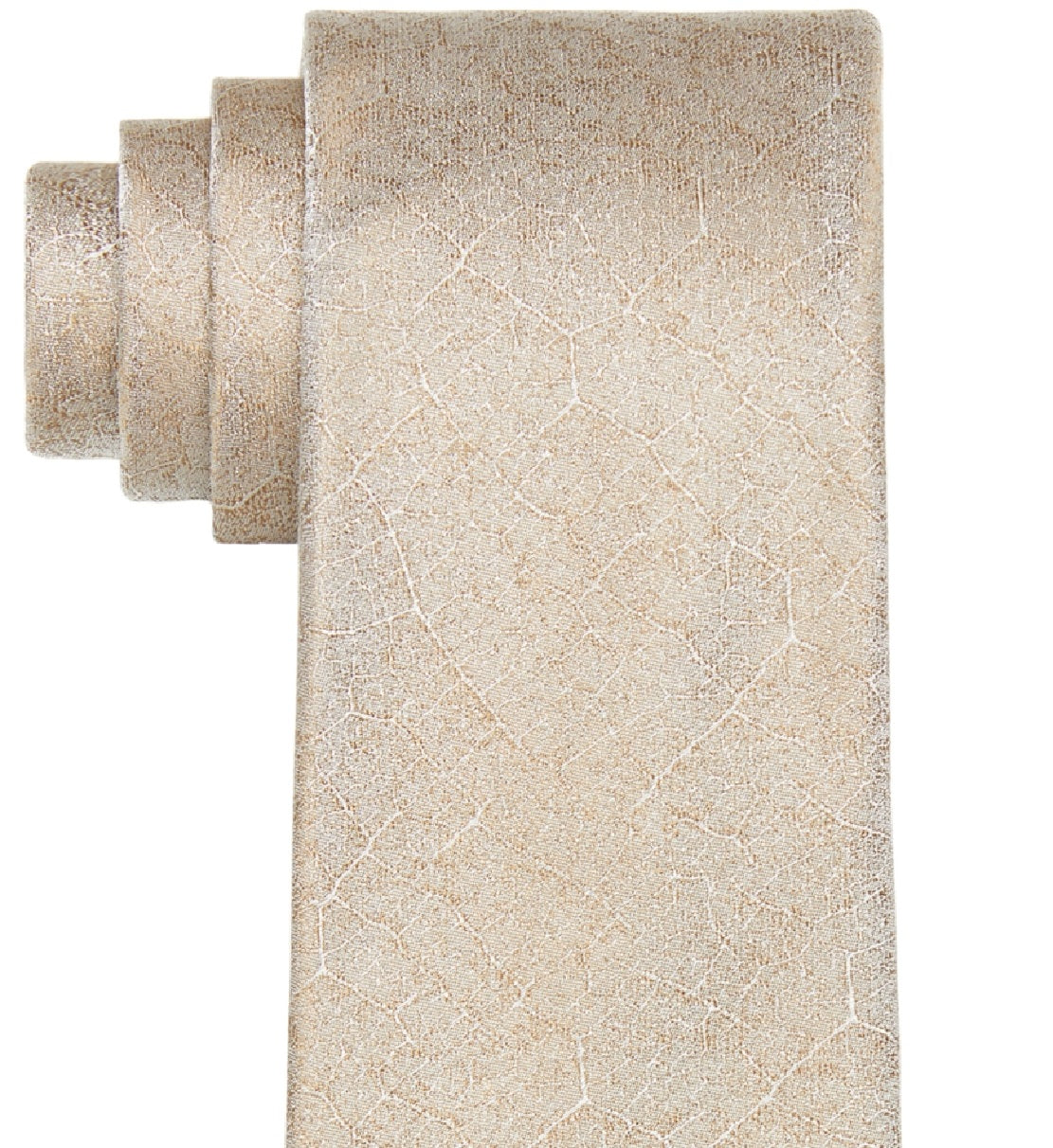 Calvin Klein Men's Organic Abstract Solid Slim Tie Brown Size Regular