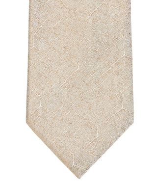 Calvin Klein Men's Organic Abstract Solid Slim Tie Brown Size Regular