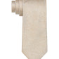Calvin Klein Men's Organic Abstract Solid Slim Tie Brown Size Regular
